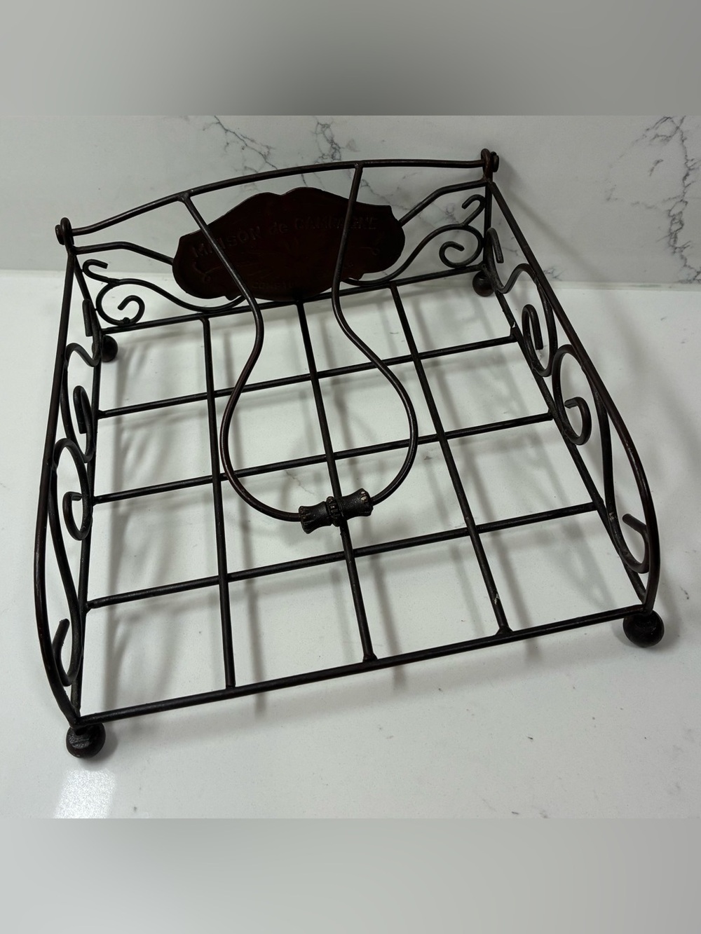 Vintage French Country Napkin Holder Comptoir de Famille Maison de Campagne